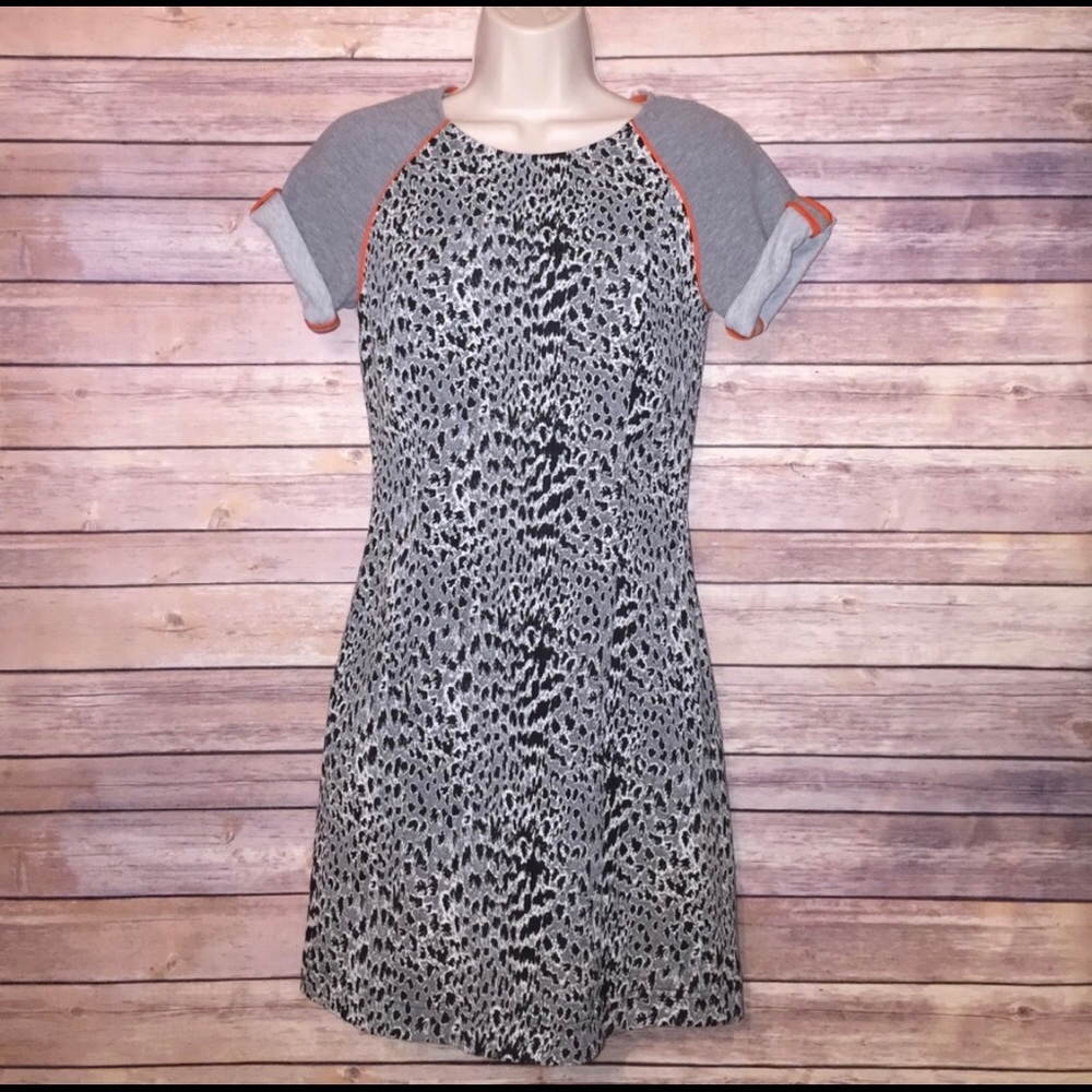 French Connection leopard print dress animal print